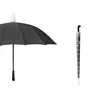 black straight handle