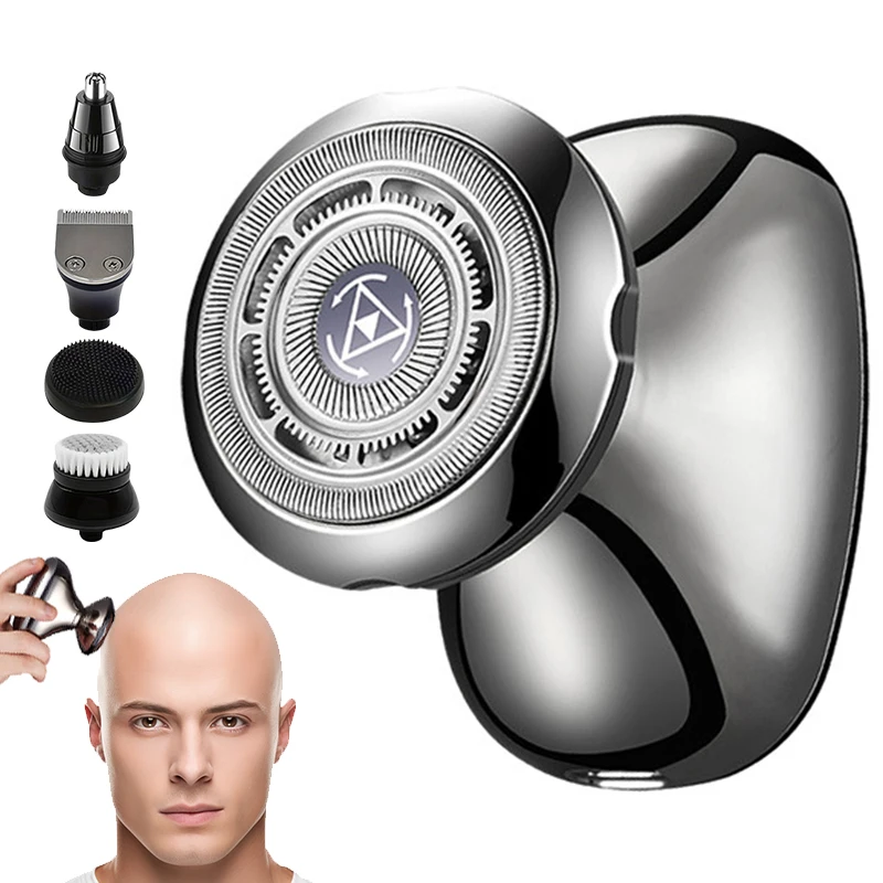 휴대용 충전식 단일날 전기 면도기, 남성용 USB 전원, 가정, RV 또는 호텔 사용 가능