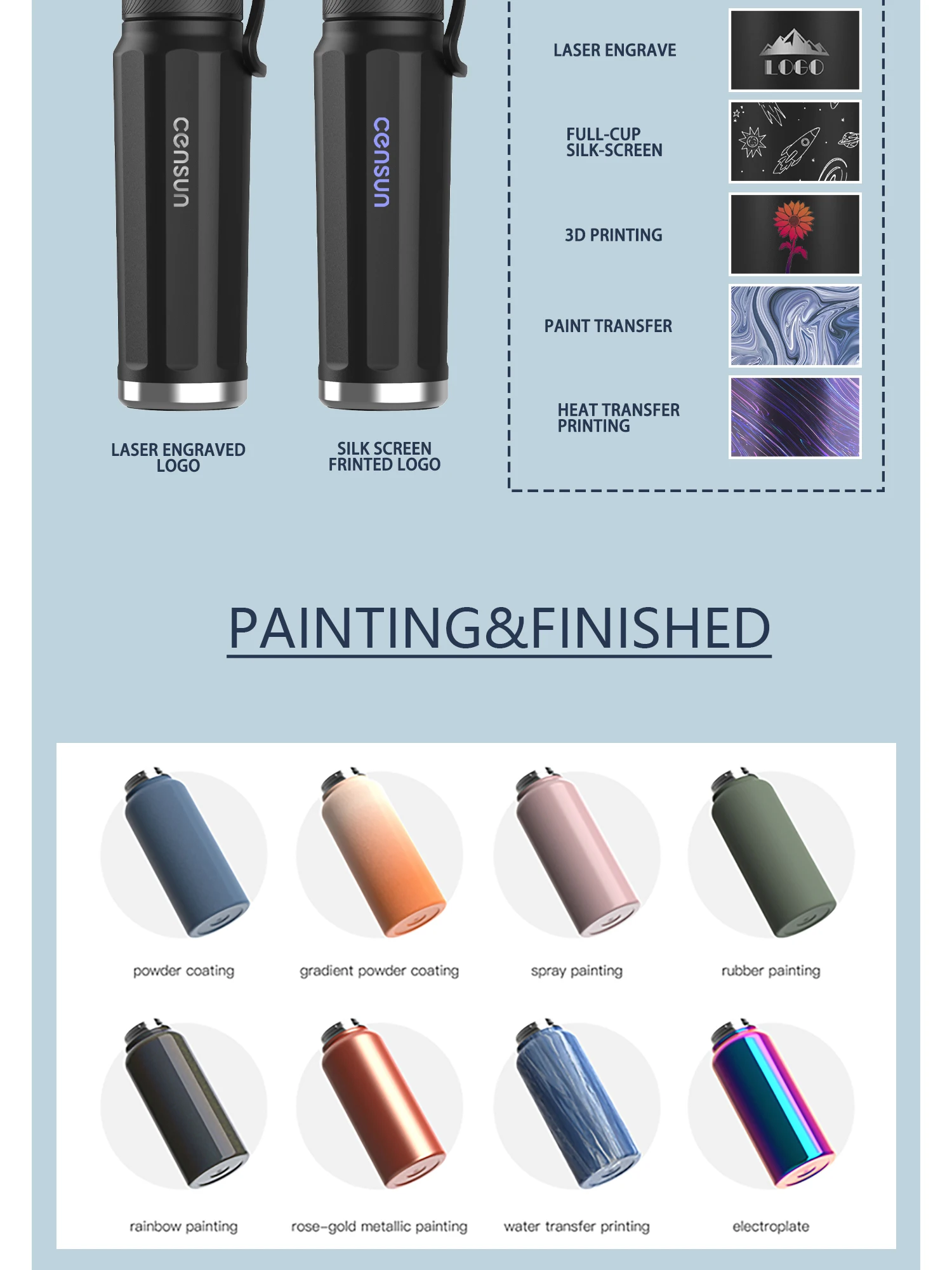 Promotion 18/24/32oz Double Wall Thermos Vacuum Flasks Stainless Steel