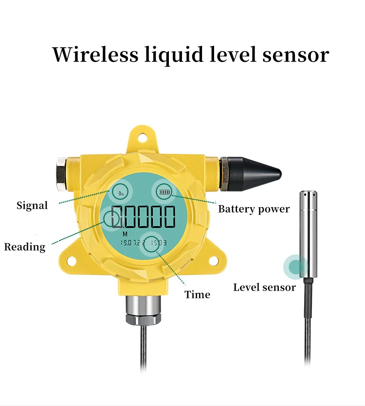 Intelligent Hydrostatic Level Transmitter MQTT 4G WIFI LoRaWAN Water ...