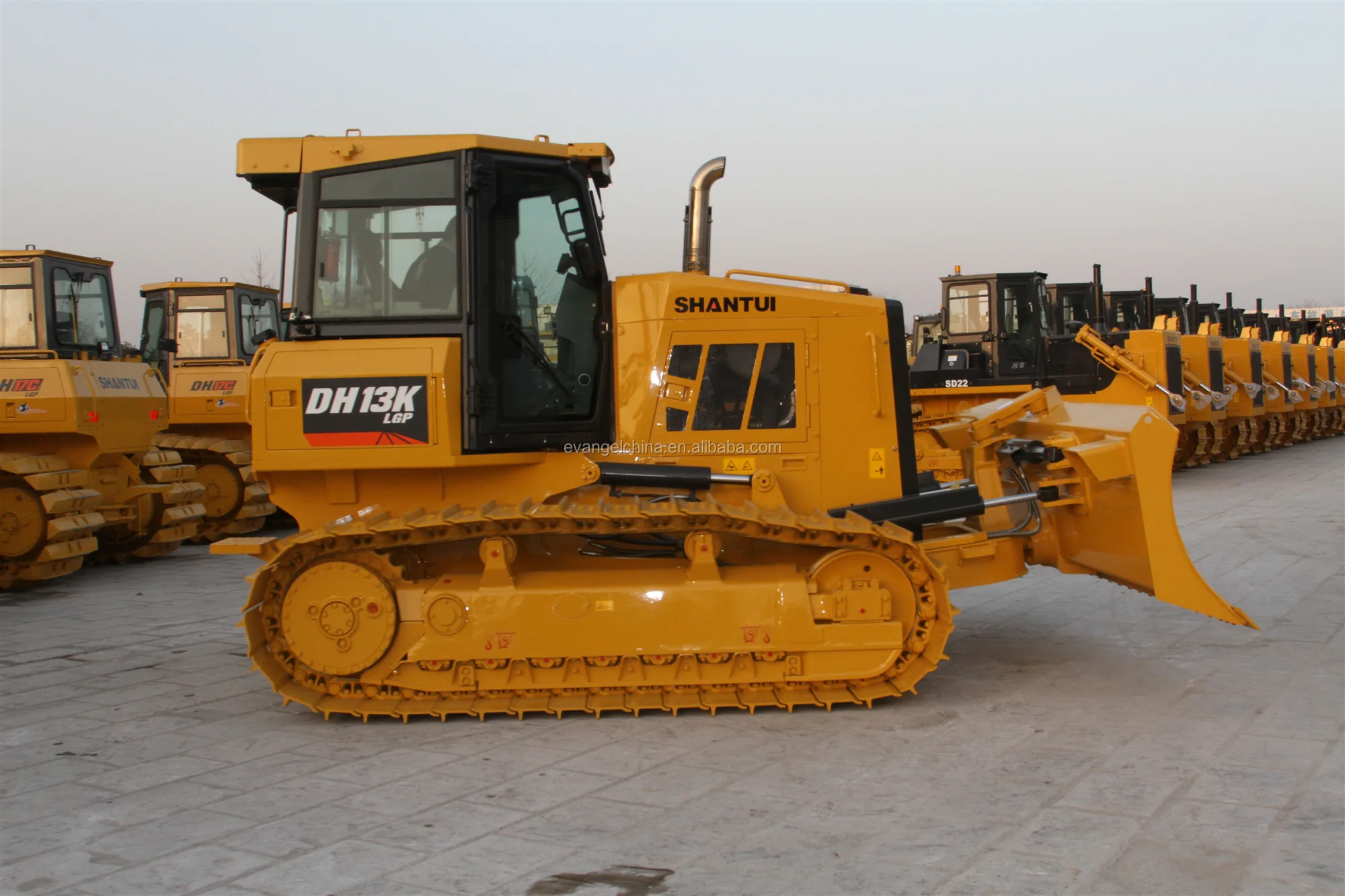 SHANTUI DH10-B2 Hydrostatic Crawler Dozer with 2.32cbm Power Angle Tilt Blade