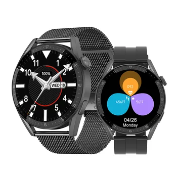 2022 latest Men Smart Watches reloj DT3 Max 46mm 200 Watch Faces BT Call waterproof voice assistant ECG DT SmartWatch