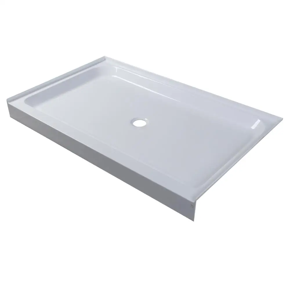 Shower Base Center Drain Single Threshold Cupc Custom Acrylic Bathroom