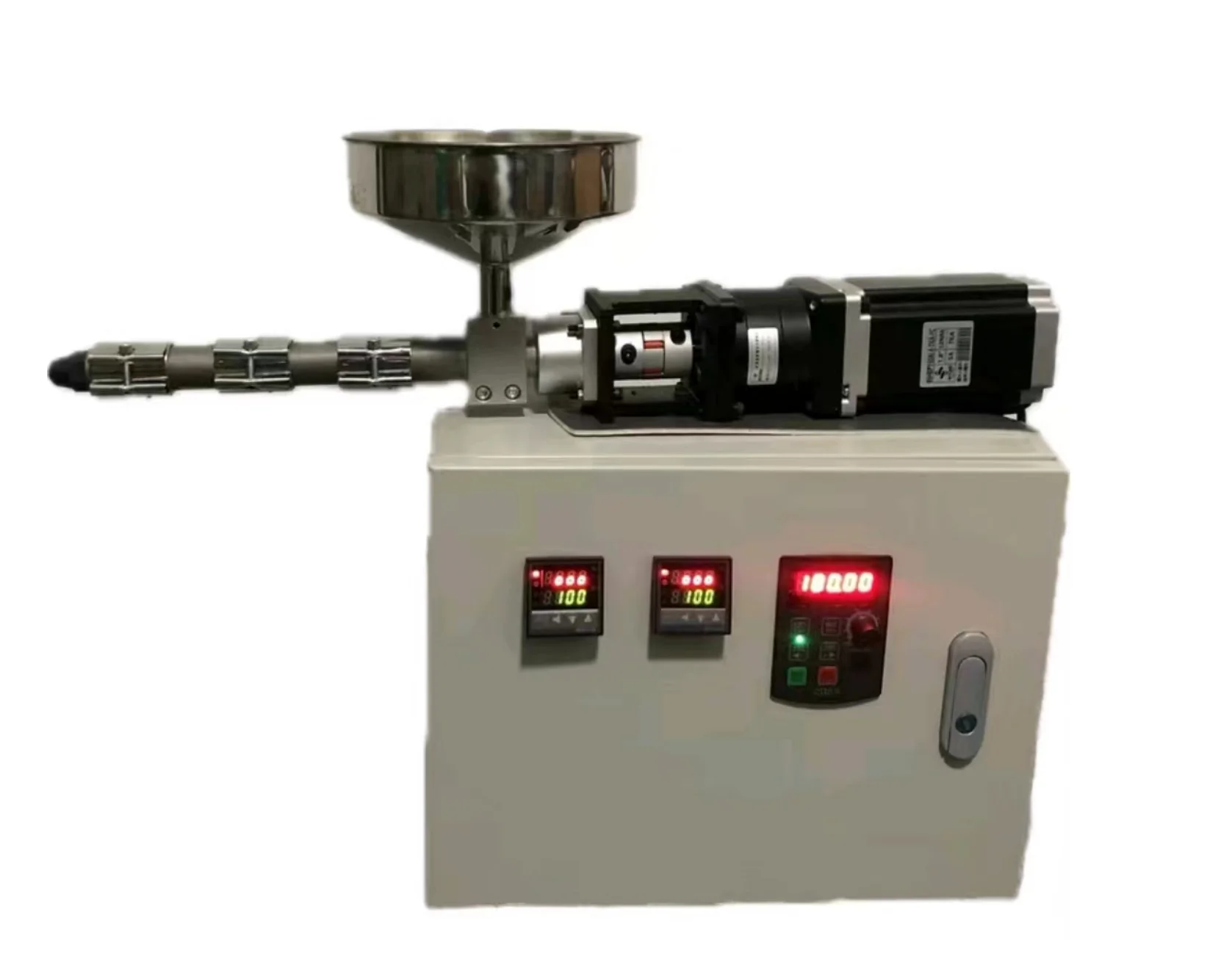SmallSingle-ScrewMiniPlasticExtruderMachineEnergySavingLabUseAcceptsPPABSPAPCPA66PEEKPVCPOMFilamentsNew