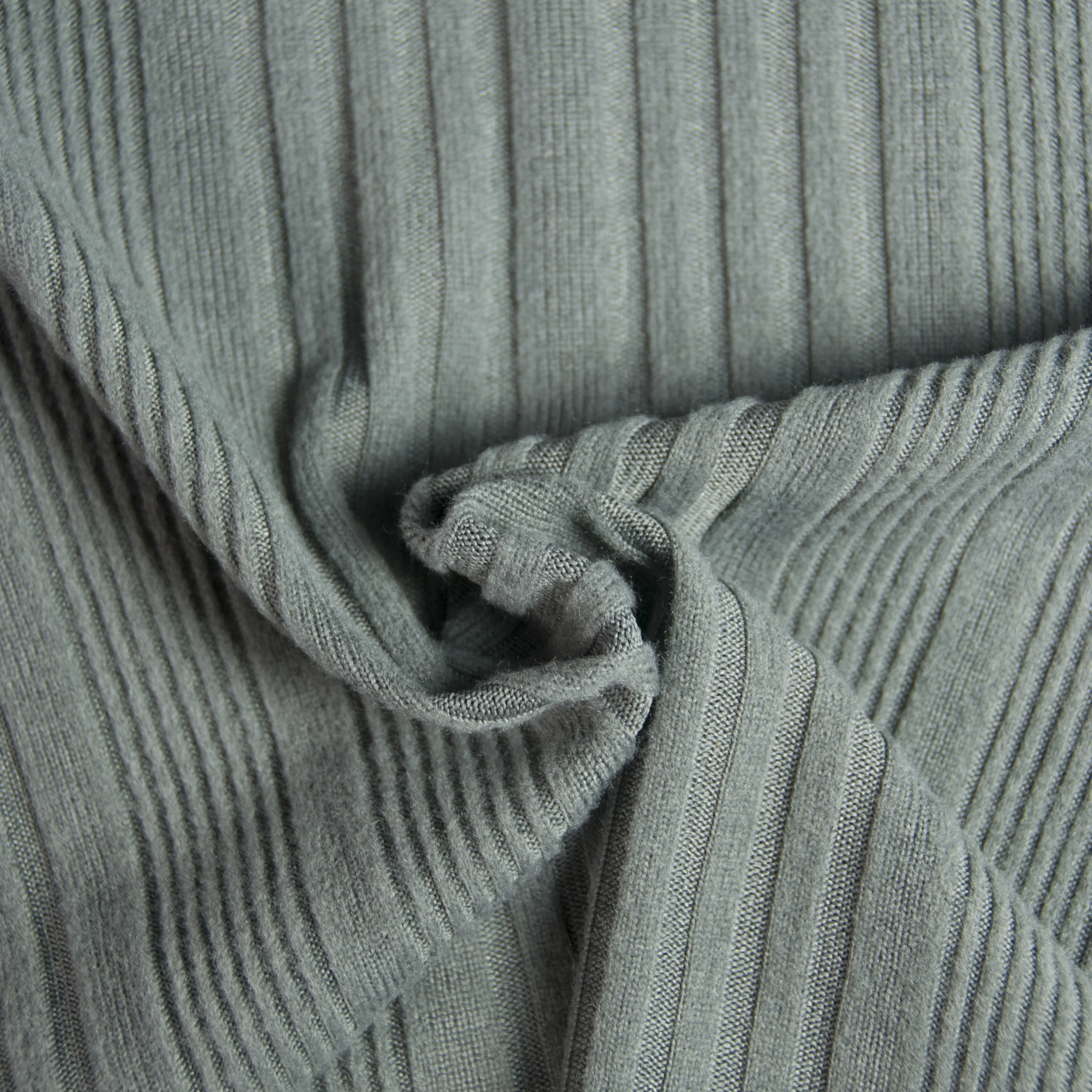 HOT SALE CHEAP PRICE POLYESTER SPANDEX IRREGULAR LOOSE KNITTING RIB WITH FACE SIDE BRUSHED FABRIC for GARMENT SWEATER