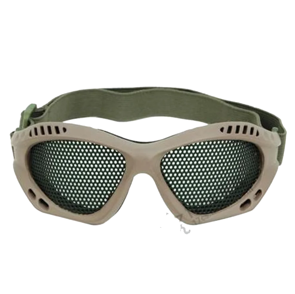Outdoor Paintball Goggle Hunting Airsoft Metal Mesh Glasses Eye ProtectionSN 