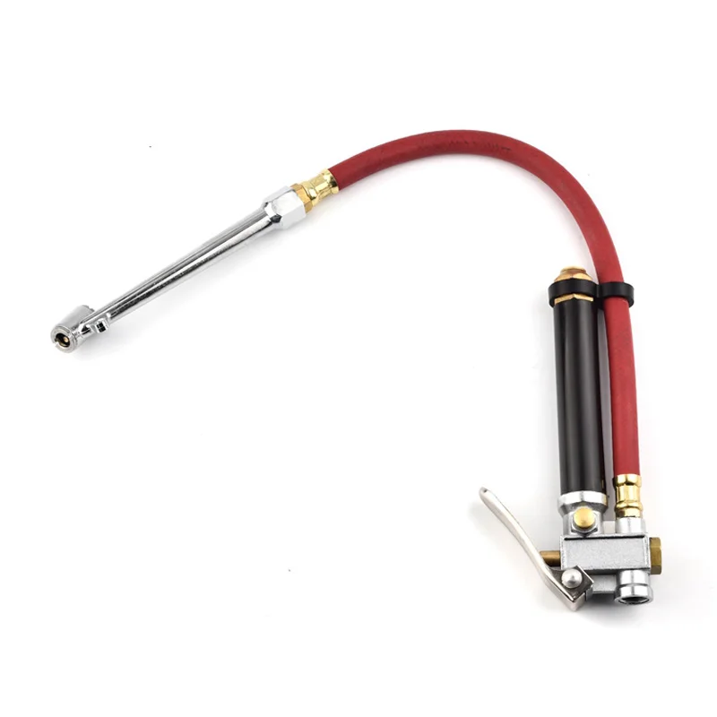 Car Tire Pressure Inflator Gauge Air Pressure Tool Test Meter Ruler Tyre Inflating Gun