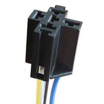 Auto relay socket 4 pin 5 P  with wire or PCB type ST02