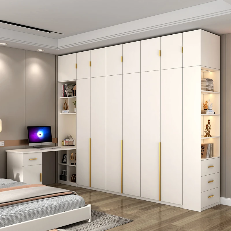 Bedroom Furniture Wardrobe Closet With Study Table Conner Cabinet ...