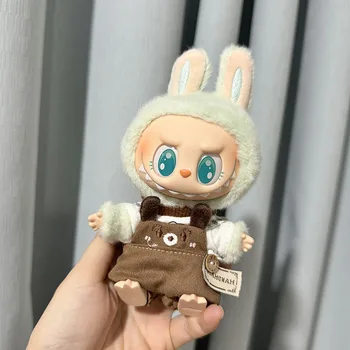 Second Generation Labubu Cloth Face Pendant Adorable Baby Clothes with Vinyl for Parties Only Clothes-Doll Accessories Series