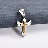 Colgante de plata y oro