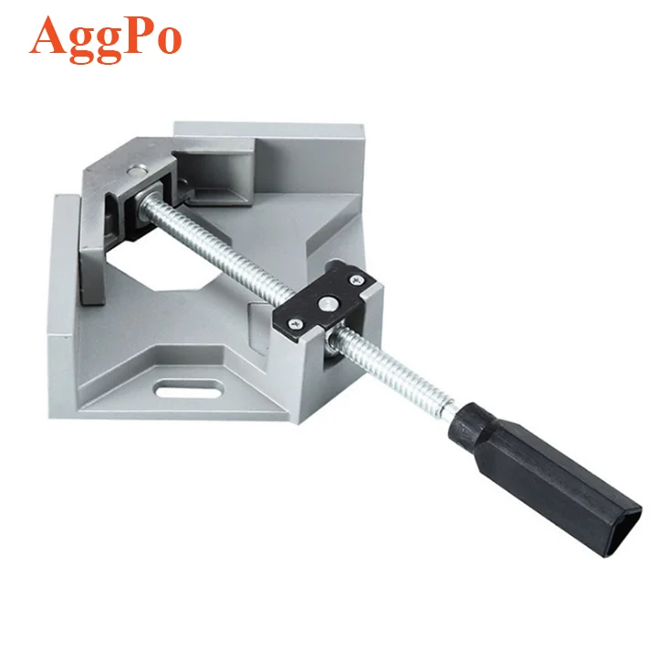 Black lotus.flower Corner Clamp Aluminum Alloy Right Angle Clamp,90° Mobile Clamp,Adjustable Right Angle Clip Clamp Tool DIY Woodworking Photo Frame Vice Miter Clamp 
