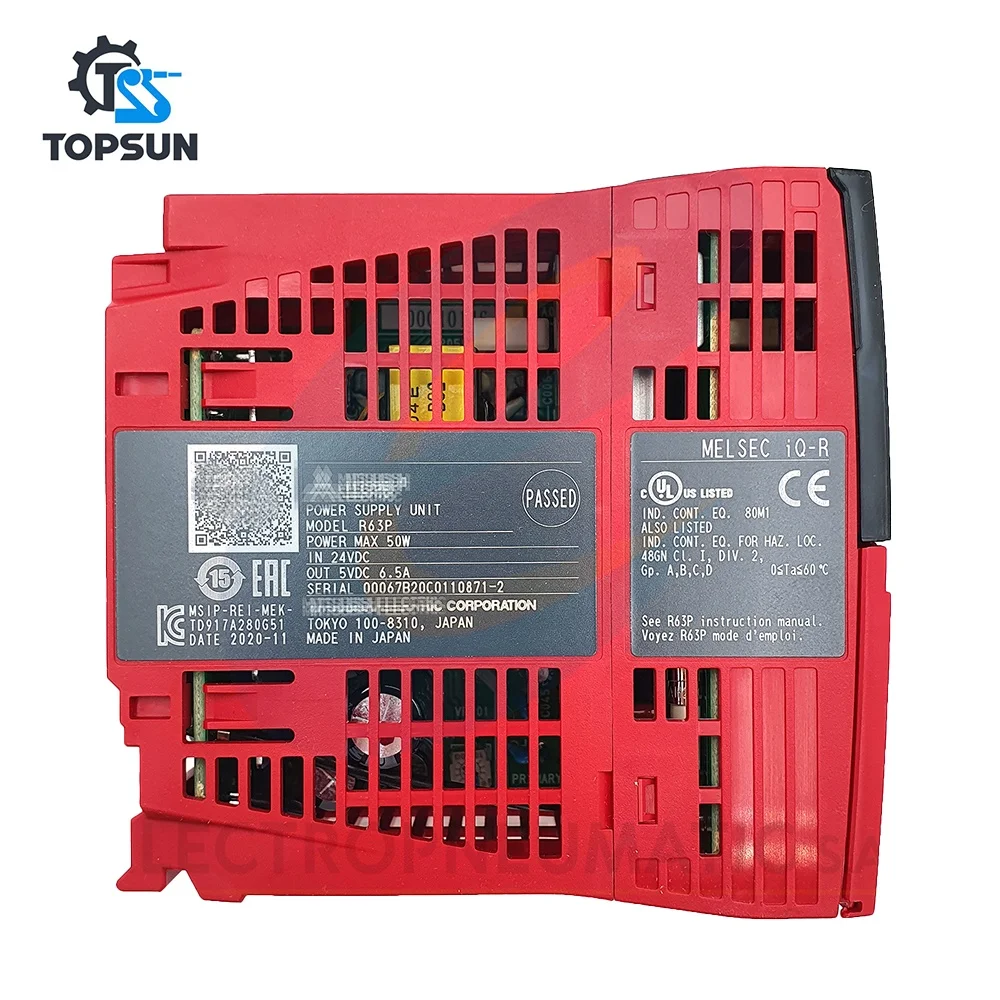 Automation Factory Mitsubishi R63p Plc Controller Iq-r Series Power ...