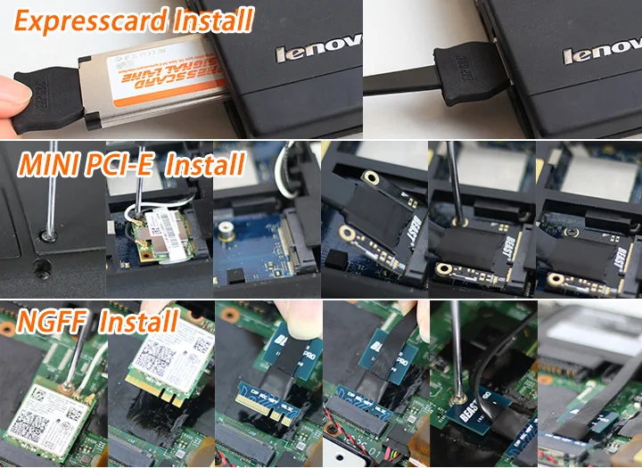 PCI-E EXP GDC外部ラップトップビデオカードドックグラフィック