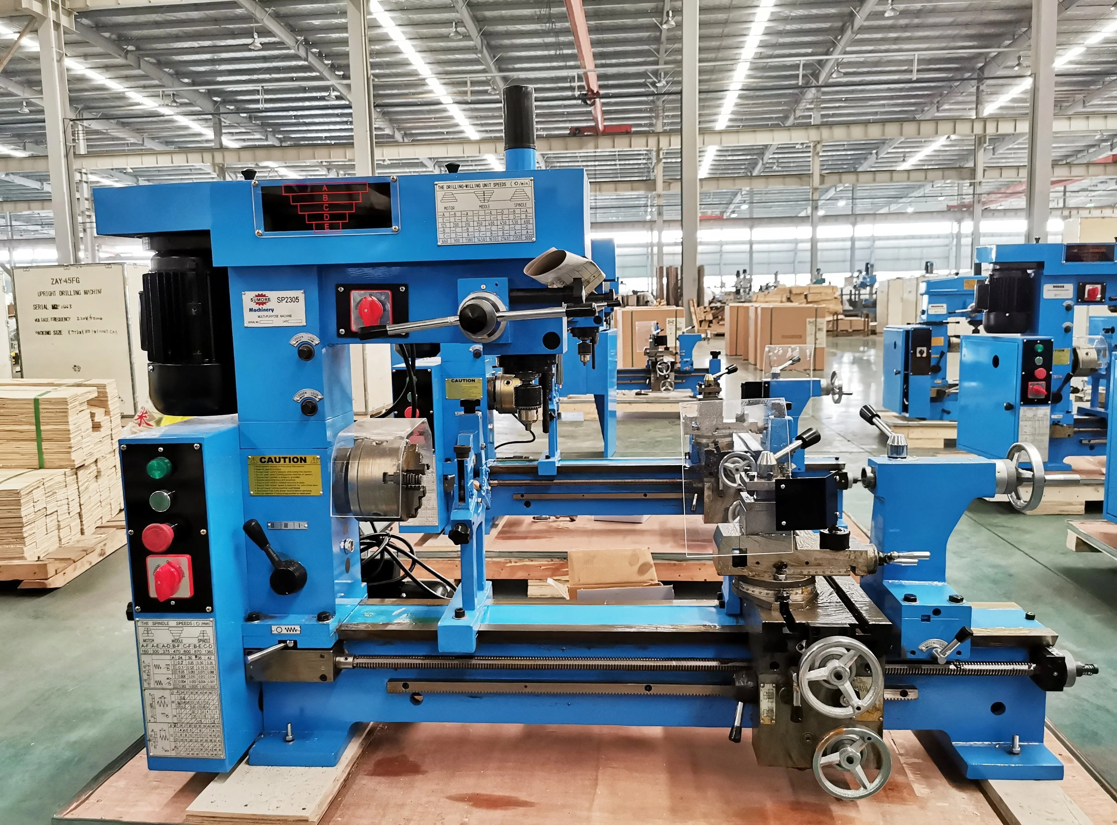 MP800 Mini Metal Lathe Machine SP2305 - Multi-Purpose, Compact