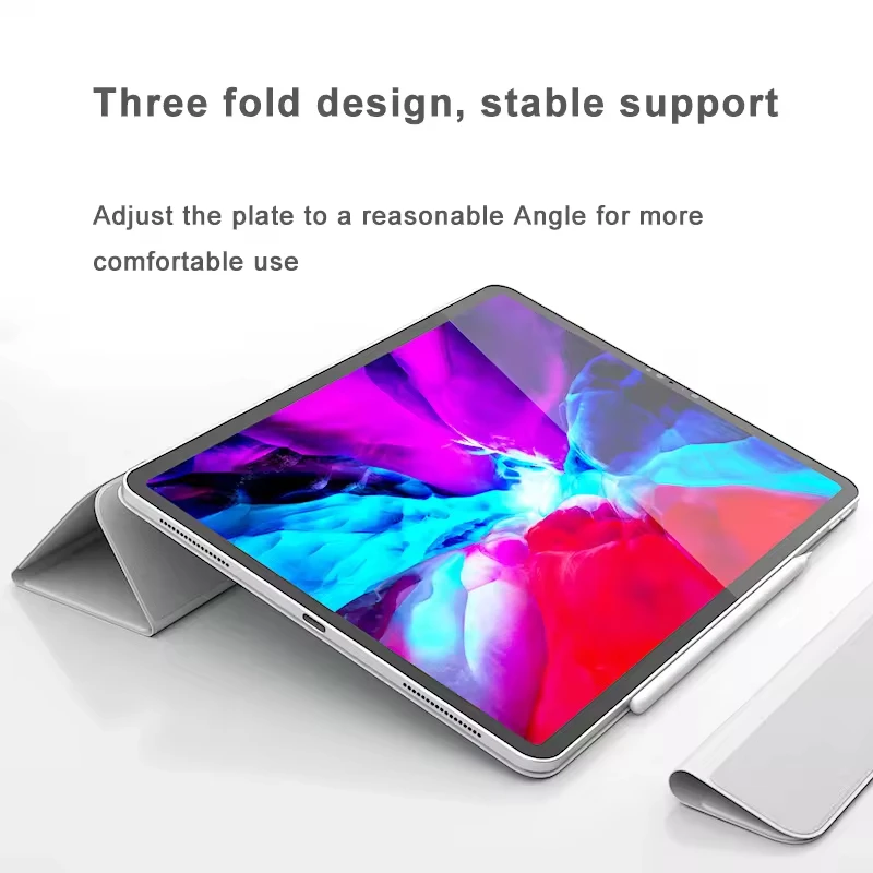 product laudtec double magnetic pu tablet cover slim thin business tablet cover case for ipad pro 11 for ipad air 11-4