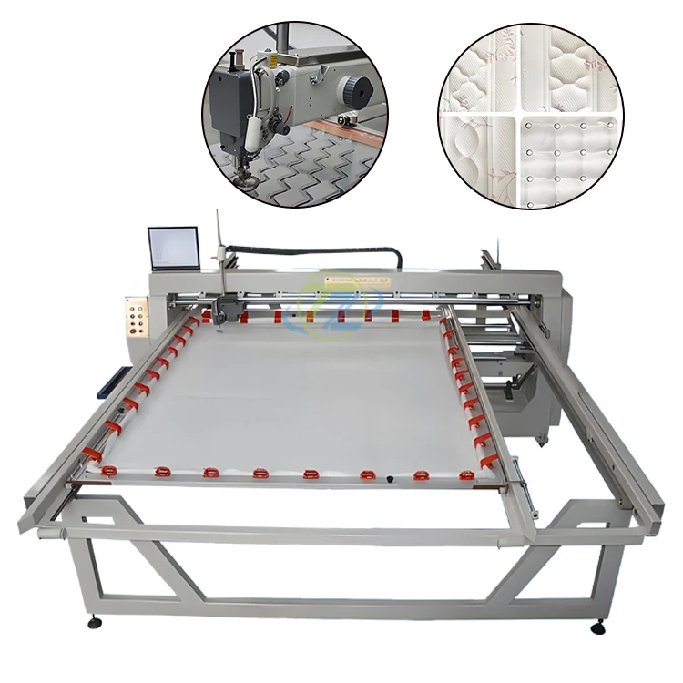Tianze Industrial Single Head Long Arm Computerized Quilt Machine with 3000rpm Max Speed