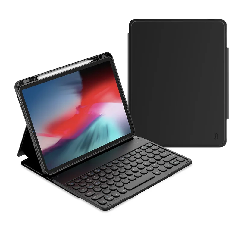 WiWU 2-in-1 Protective PC Tablet Keyboard Case with Stand Wholesale Skin  Feel Pad for iPad for Kids and Phone Use