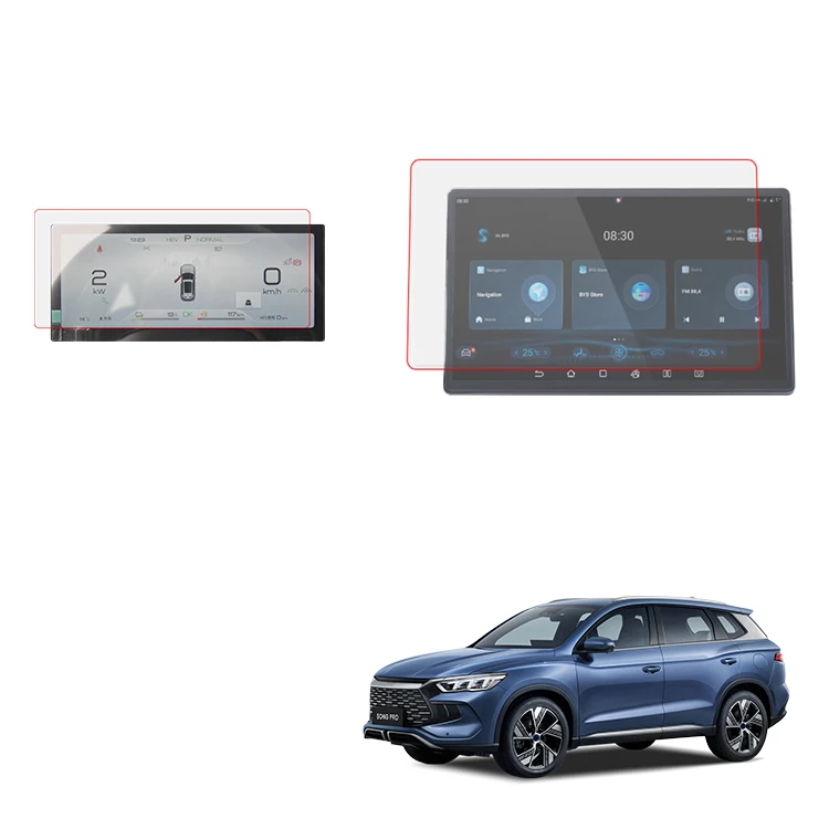 Glass Protector Tempered Glass Films Material High Quality High Definition Interior Accessories for BYD Song Pro Champion