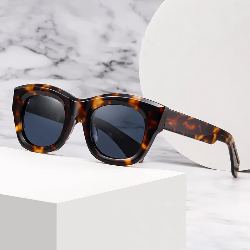 Wholesale Retro Vintage Sunglasses Women Uv400 Square Men  display picture 1