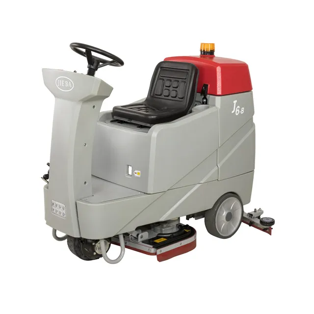 Baiyun Cleaning Automatic Smart Cement Epoxy Marble Rubber Compact Ride on Floor Scrubber Dryers Cleaning Machine Equipment