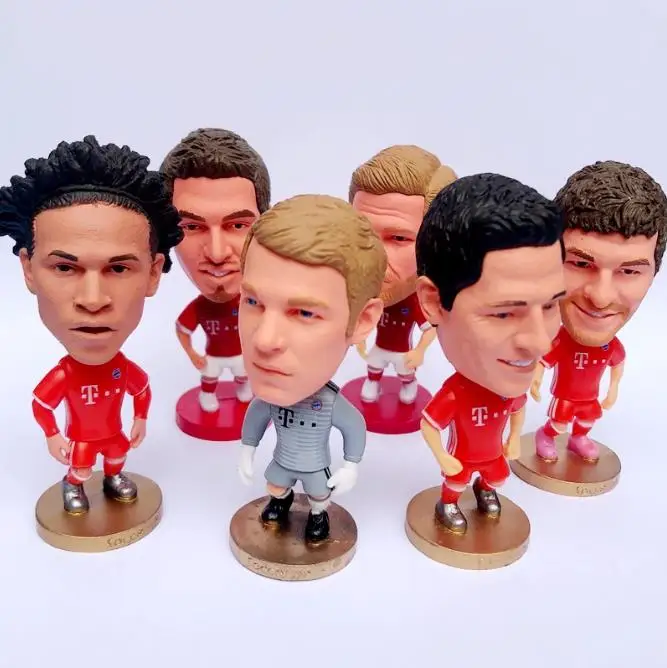 Popular Miniature Soccer Players Action Figures 3d Models Figurines