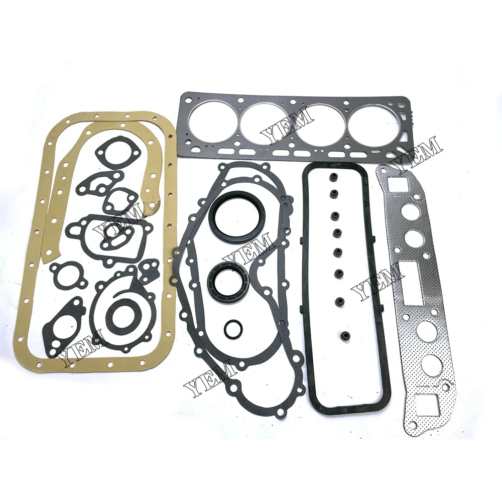 Overhaul Gasket Set With Head Gasket Fit for Nissan H25 Tractor Excavator Mowers Engine Repair Parts Kit