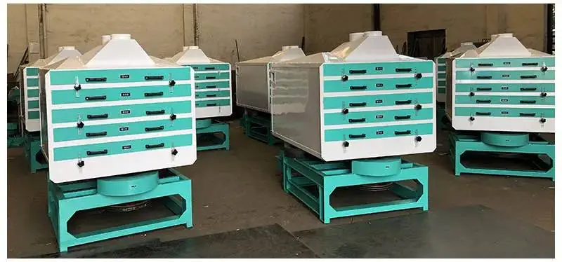 White Rice Grader/Broken Rice Separation Machine Vibrating Rice Grading Sieve
