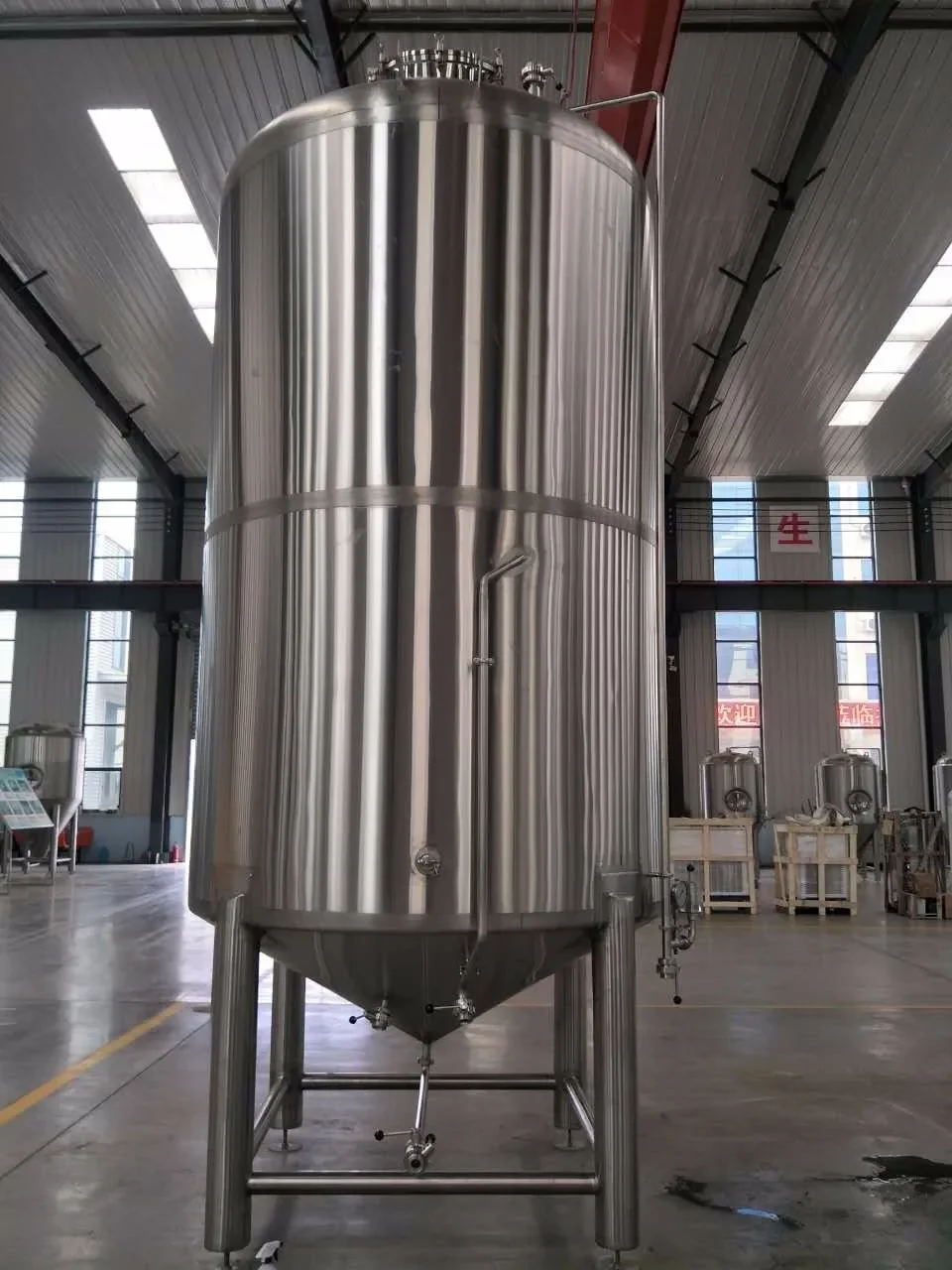 Stainless Steel 5000 Liter Fermentation System Bright Beer Serving Storage Tank