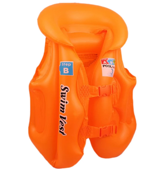 Wholesale and Custom ABC PVC Swimming Inflatable Life Vest and Life Jacket