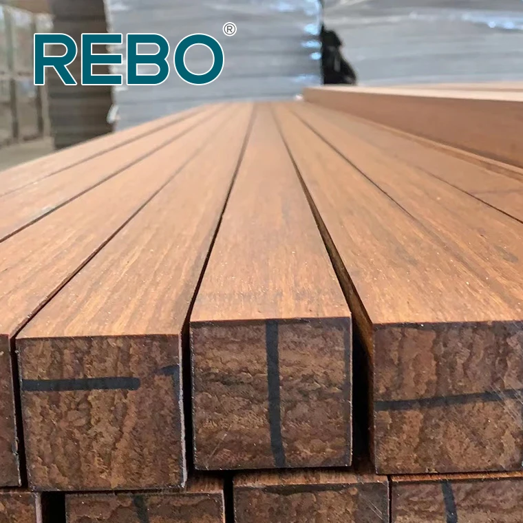 Strand Woven Bamboo Substructure Terrace Floor Boards Bamboo Deck