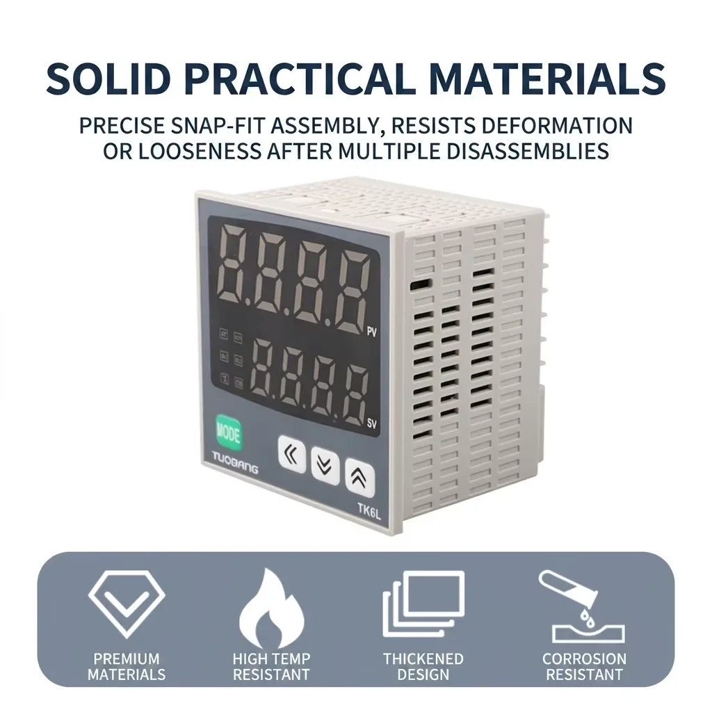 TUOBANG TK6L Digital PID Temperature Controller Thermostat with LED Display Plastic Material OEM/ODM Support 96*96
