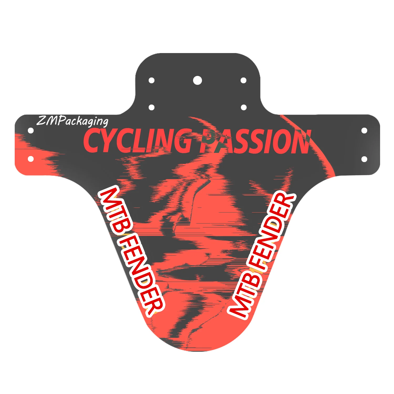 Custom New Design Factory Price Quick Release Bike Bicycle Tire Guard Mud Flap Baffle for Front Rear Fender Mtb Mudguard Fenders