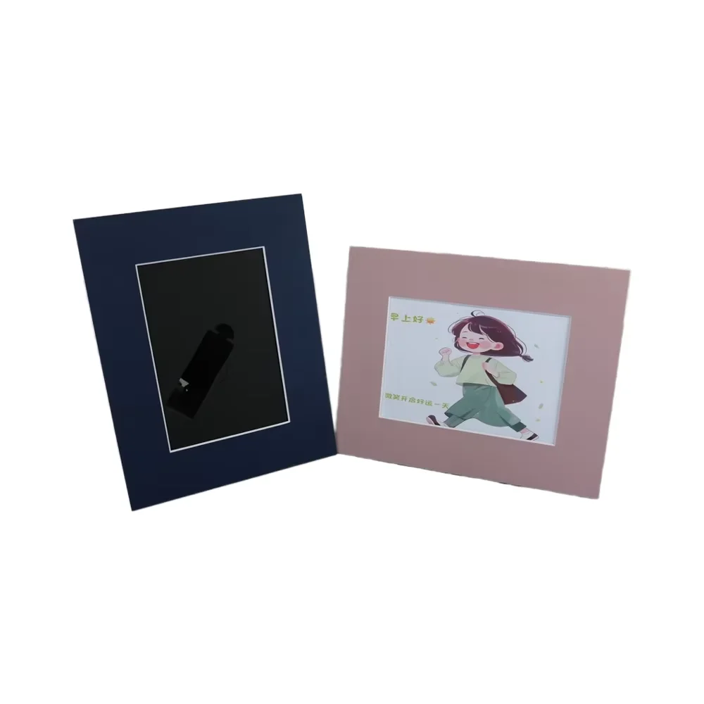 Wholesale Custom Made 6x8 & 8x10 inch Matboard Paper Photo Picture Frame with Standing Bracket