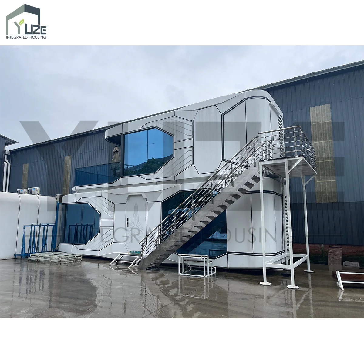 Modern Luxury Double-Layer Capsule Hotel Bedrooms Wholesale Mobile Smart Interior Space Capsule Home