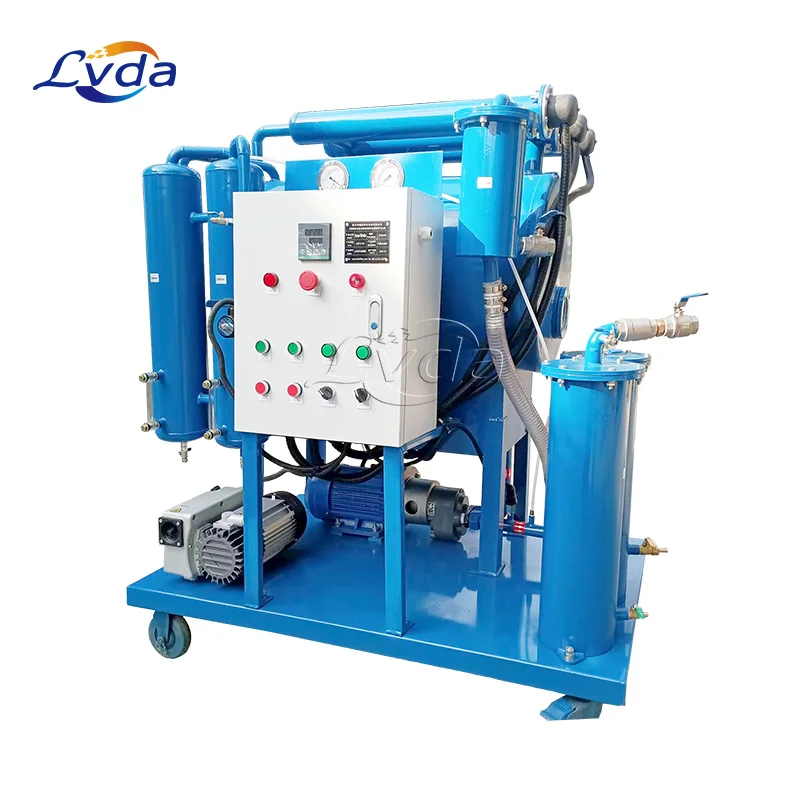 Power Plant Use Vacuum Dehydration Transformer Oil Filtration Machine