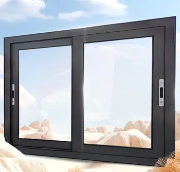 Customized Double Glazed Aluminum alloy Sliding Windows /Hurricane Proof Aluminium Windows