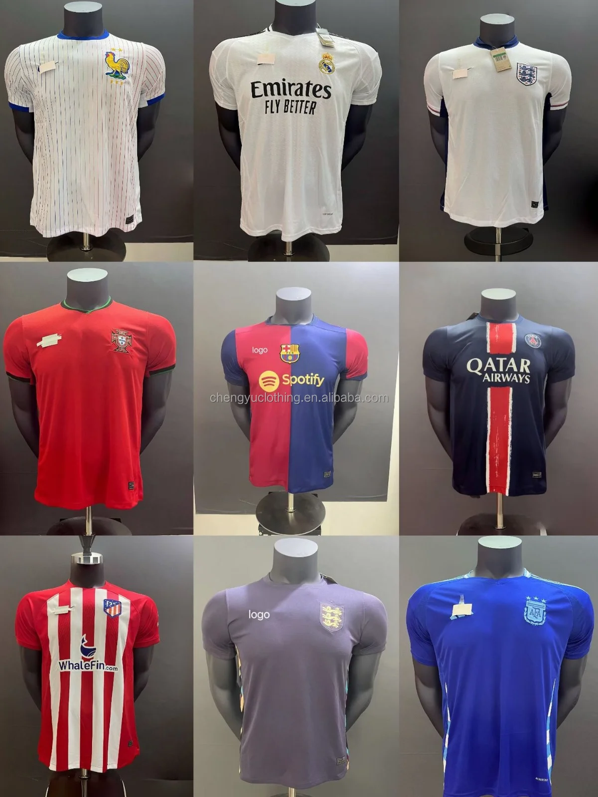 24 Football Club Wear Soccer Shirt Home Away High Quality Player Version Football Jerseys