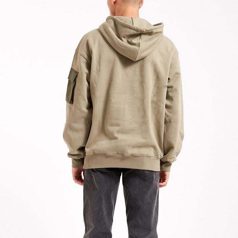 Custom Relaxed Fit Heavyweight Men's Hoodie with 100% Cotton and 430grams Fabric Weight