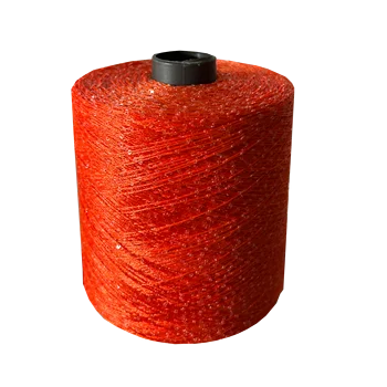 Transparent sequins - High strength and toughness special custom sequin yarn made of orange red polyester