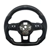 led+carbon+leather+blue stitching