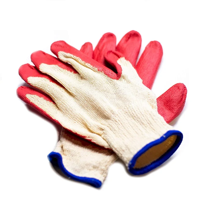 Latex Safety Gloves Latex Coated Cotton Cheap Work Safety Gloves For