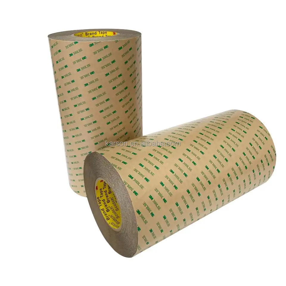 3M 9495LE Adhesive Transfer Tape - 12 In. X 180 Ft. (1 Roll),Low Surface Energy Acrylic Adhesive 300LSE