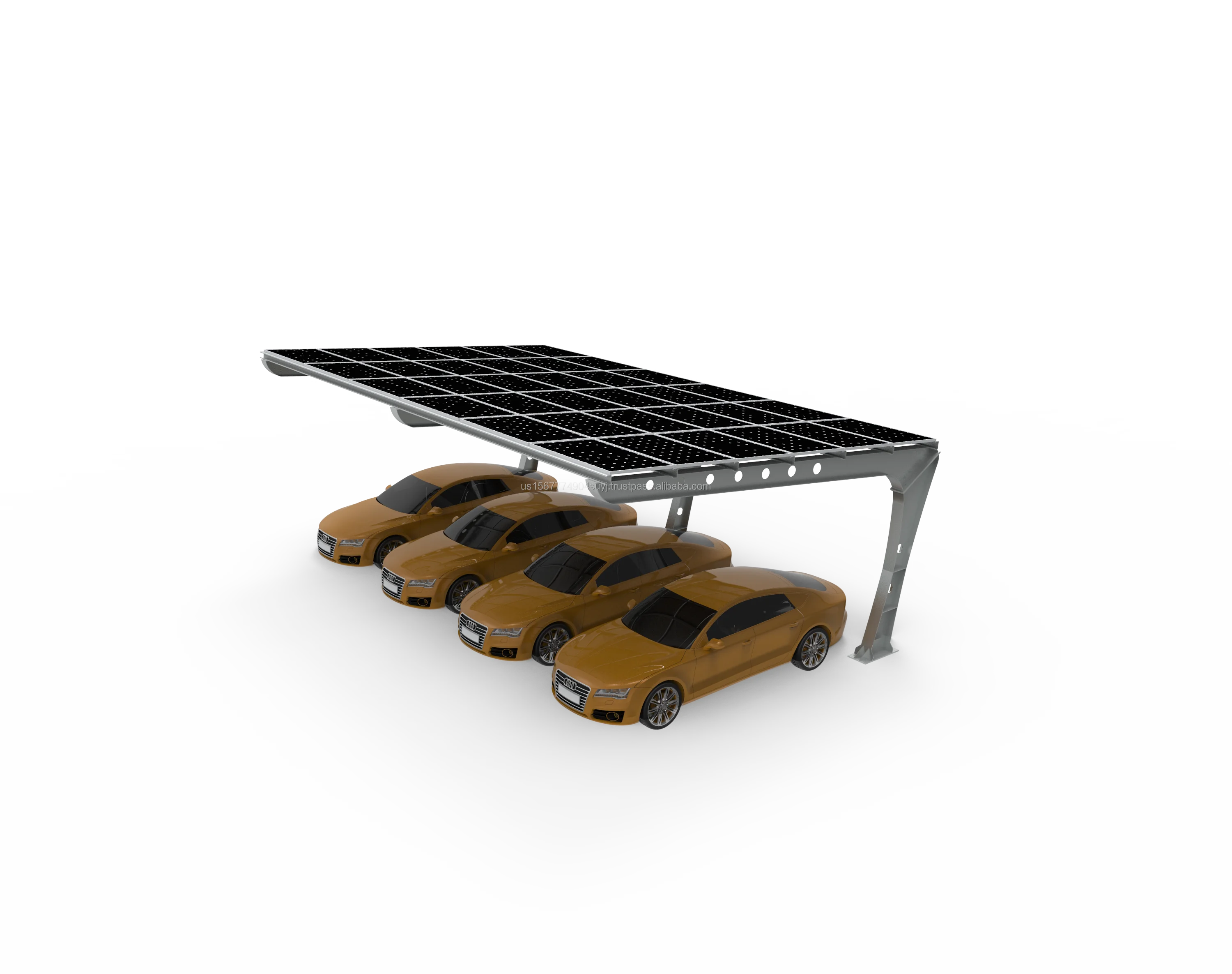 Carport Steel Mounting System Carport Solar Bracket Single-pole Carport ...
