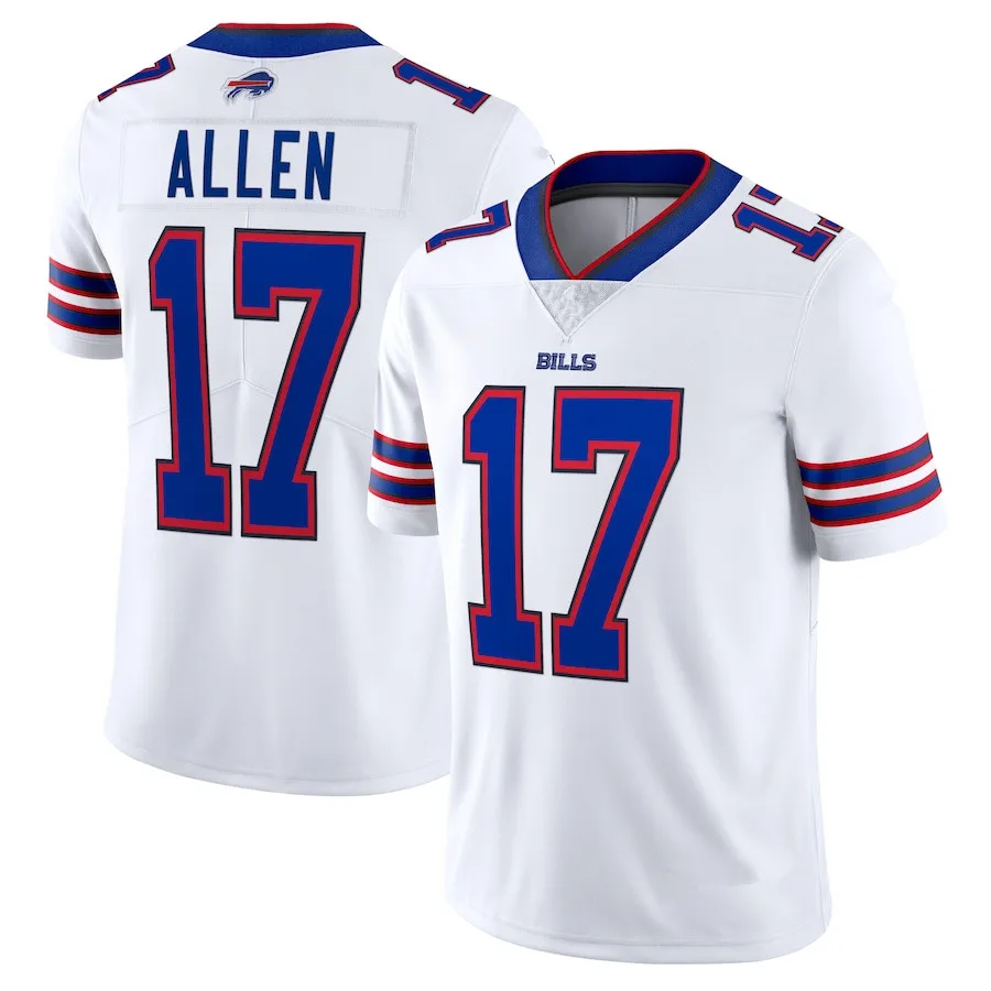 Josh Allen Buffalo Football Jerseys 17 Stitched Fashion Sport Usa ...