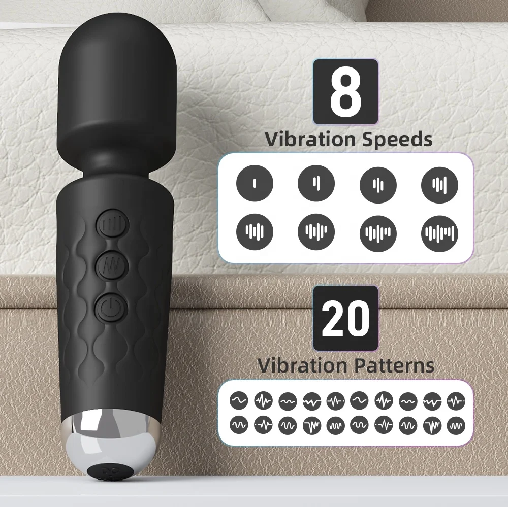 Wholesale Mini Powerful Clit Vibrator for Woman Clitoris Vibrating Massage AV Wand Erotic Mini Wand Vibrator