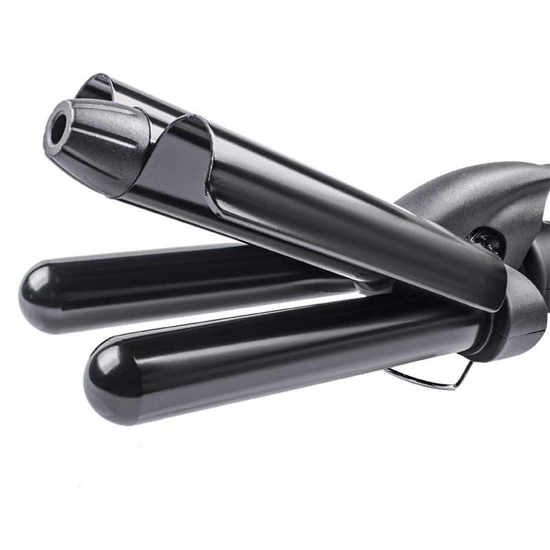 Ceramic Hot Curlers Triple Deep Waver 3 Barrel Wave Hair Curling Iron Professional Automatic Rotating Curling Iron Hair Curler