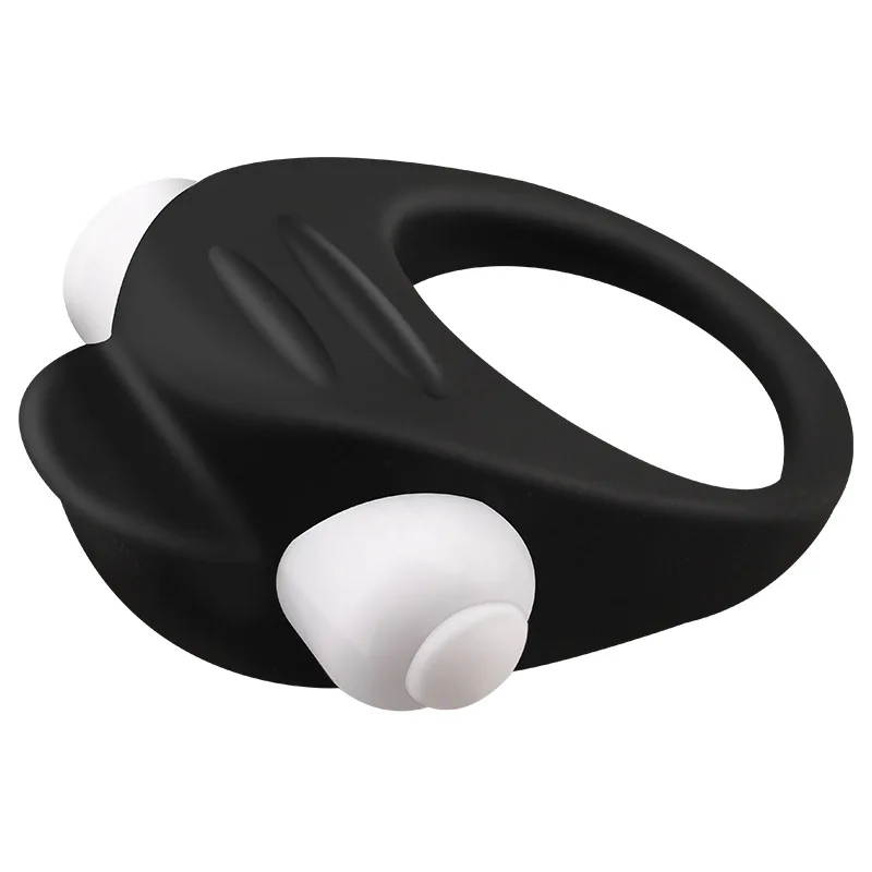 Adjustable Silicone Vibrating Cock Ring for Men Rubber Dildo Cock Rings for Small Penis