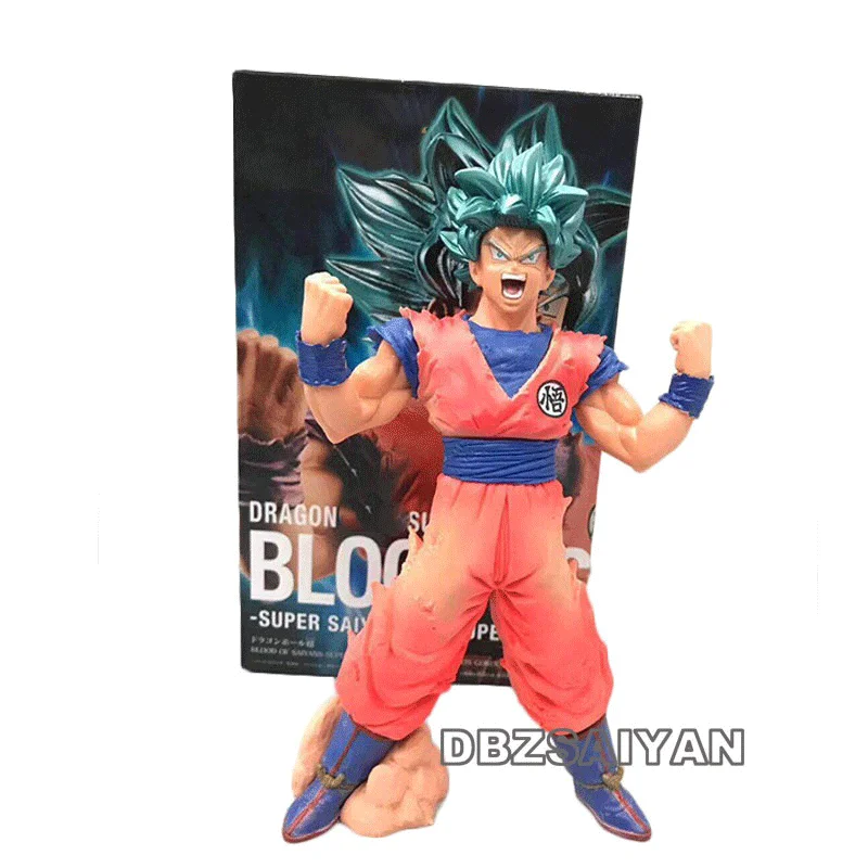 Dragon Ball Super Z Son Goku action figure toy model Super Sayian Blue hair PVC