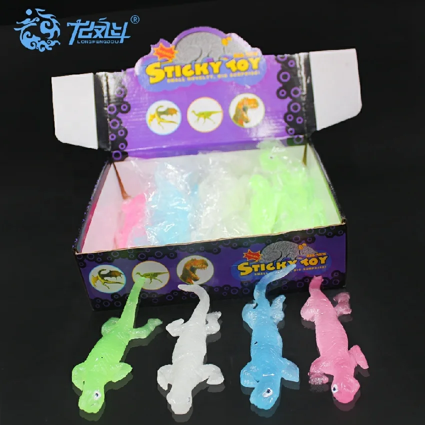 Glow in the Dark Sticky  Lizard  Promotional Gifts Sticky Children's Toys 5190227-51